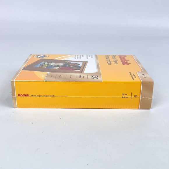 Kodak Photo Paper 180 sheets 4" x 6" Instant Dry Gloss Brilliant New/Sealed - Picture 2 of 8